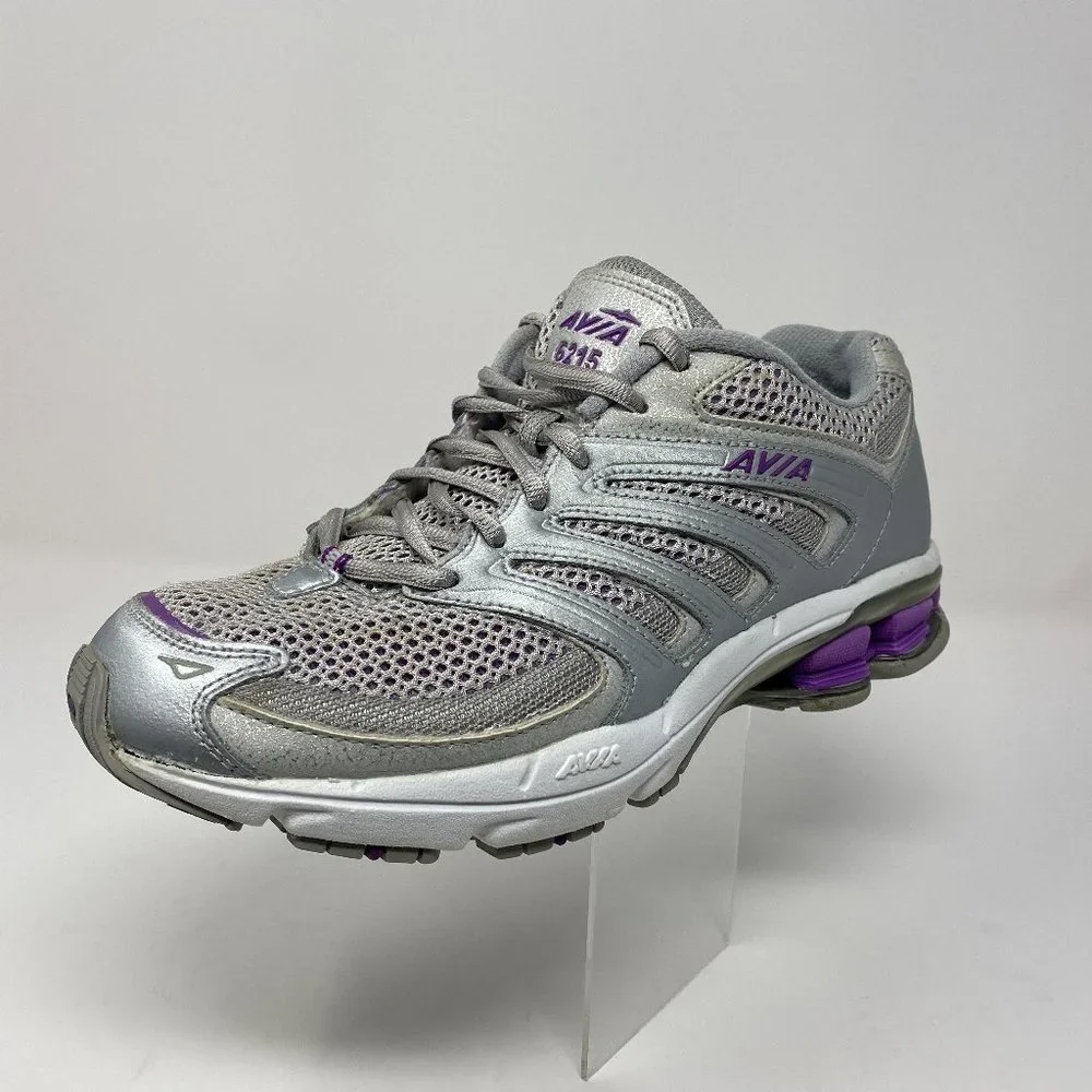 Avia Women's Model 6215 Sneaker Sz 8 1/2 Silver‎